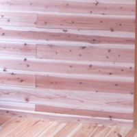 杉羽目板・松フロア写真